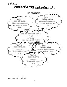 Tuần 11: Chủ điểm: thế giới động vật