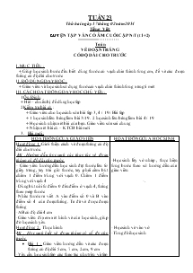 Giáo án cả ngày lớp 1 tuần 23