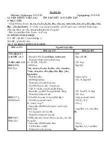 Giáo án lớp 1 - Chiều thứ 2 tuần 15