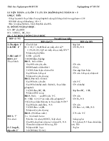 Giáo án lớp 1 - Chiều thứ 3 tuần 17