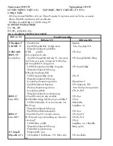 Giáo án lớp 1 - Chiều thứ 3 tuần 30