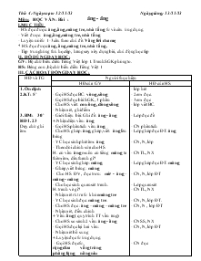 Giáo án lớp 1 - Sáng thứ 4 tuần 13