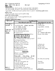 Giáo án lớp 1 - Sáng thứ 4 tuần 20