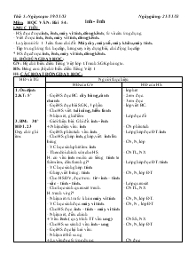 Giáo án lớp 1 - Sáng thứ 5 tuần 14