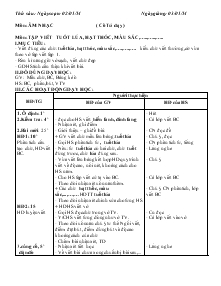 Giáo án lớp 1 - Sáng thứ 6 tuần 19