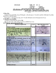 Giáo án Thể dục lớp 3 tuần 27