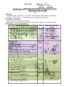 Giáo án Thể dục lớp 4 tuần 24