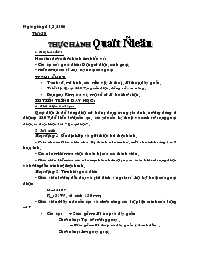 Tiết 50 Thực hành quạt điện