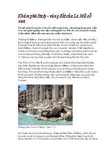 Khám phá Italy - Vùng đất của La Mã cổ xưa