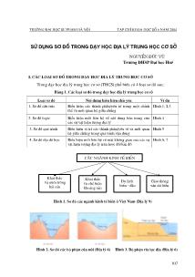Sử dụng sơ đồ trong dạy học địa lý trung học cơ sở
