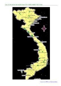 Các vườn quốc gia & khu bảo tồn thiên nhiên Việt Nam
