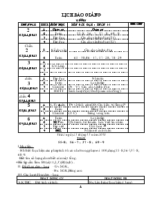 Giáo án Lớp 2 Tuần 14