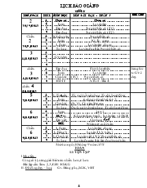 Giáo án Lớp 2 Tuần 7