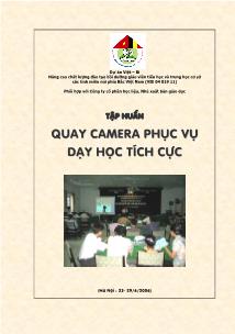 Tài liệu Quay camera phục vụ dạy học tích cực