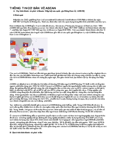 Thông tin cơ bản về ASEAN