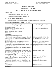 Giáo án Âm nhạc từ lớp 1 - 5 tuần 32