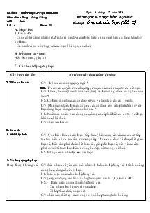 Giáo án Đạo Đức lớp 1 tuần 22 - Trường tiểu học Ngọc Khánh