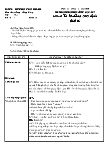 Giáo án Đạo Đức lớp 1 tuần 24 - Trường tiểu học Ngọc Khánh