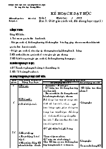 Giáo án Đạo Đức lớp 1A tuần 5