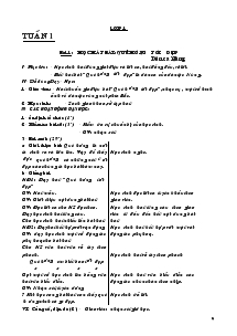 Giáo án dạy Âm nhạc 1 cả năm