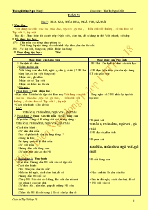 Giáo án lớp 1 tuần 9 - Trường tiểu học Ngọc Đông 1