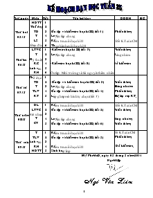 Giáo án Lớp 5 Tuần 35