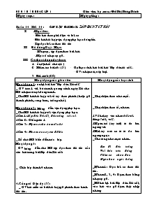 Giáo án Âm nhạc 1 - Bài 14 ôn tập bài hát: sắp đến tết rồi