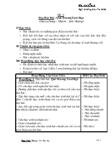 Giáo án Âm nhạc 1 - Trường tiểu học Phú Túc