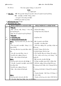 Giáo án lớp 3 Tuần 22- Chu Thị Thảo