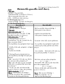 Giáo án Lớp 3 Tuần 32 Thứ ba