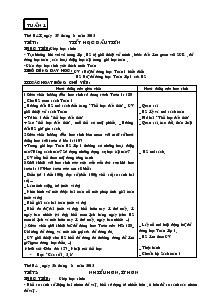 Giáo án Toán Lớp 1 Tuần 1-5