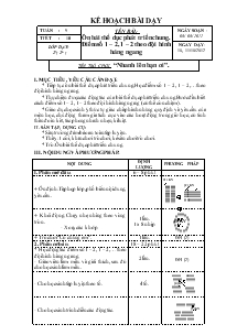 Bài 18: Tên trò chơi:  “Nhanh lên bạn ơi”.