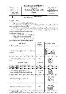 Bài 19: Tên trò chơi:  “Bỏ khăn”