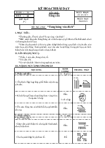 Bài 60: Tên trò chơi: “Tung bóng vào đích”