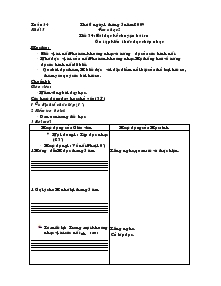 Bài giảng Tiết 34: Bài đọc kể chuyện hát ru Ôn tập kiến thức đọc chép nhạc
