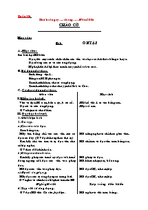 Bài soạn giảng dạy lớp 1 - Tuần 10