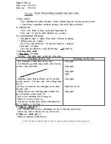 Giáo án Âm nhạc 5 tuần 21 - Giới thiệu nhạc cụ dân tộc: sáo trúc