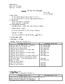 Giáo án Âm nhạc khối 2 (2 buổi/ ngày) tuần 8 - Ôn bài hát Gà gáy