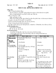 Giáo án dạy khối 2 tuần 13