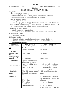 Giáo án dạy khối 2 tuần 14