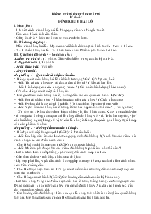 Giáo án Kĩ thuật lớp 5 cả năm