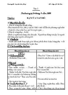 Giáo án lớp 2 tuần 3 - Trường Tiểu học Hà Huy Tập