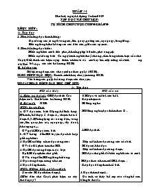 Giáo án lớp 3 tuần 34, 35