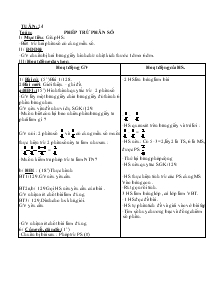 Giáo án Lớp 4 Tuần: 24 Thứ ba