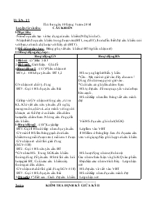 Giáo án Lớp 4 Tuần: 27 Thứ ba