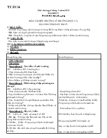 Giáo án Lớp 4A Tuần 34