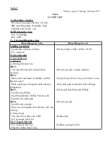 Giáo án lớp 4A1 buổi chiều Tuần Thứ 7