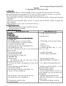 Giáo án lớp 4A1 Tuần Thứ 32