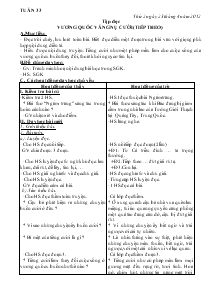 Giáo án lớp 4A1 Tuần Thứ 33