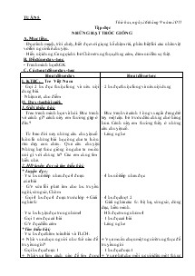 Giáo án lớp 4A1 Tuần Thứ 5